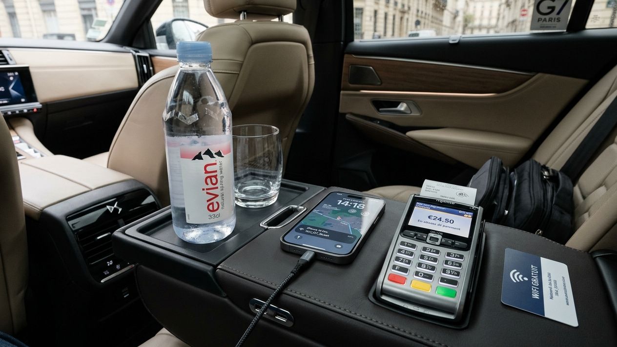 Nuestros servicios de taxi de larga distancia — vehículo y conductor